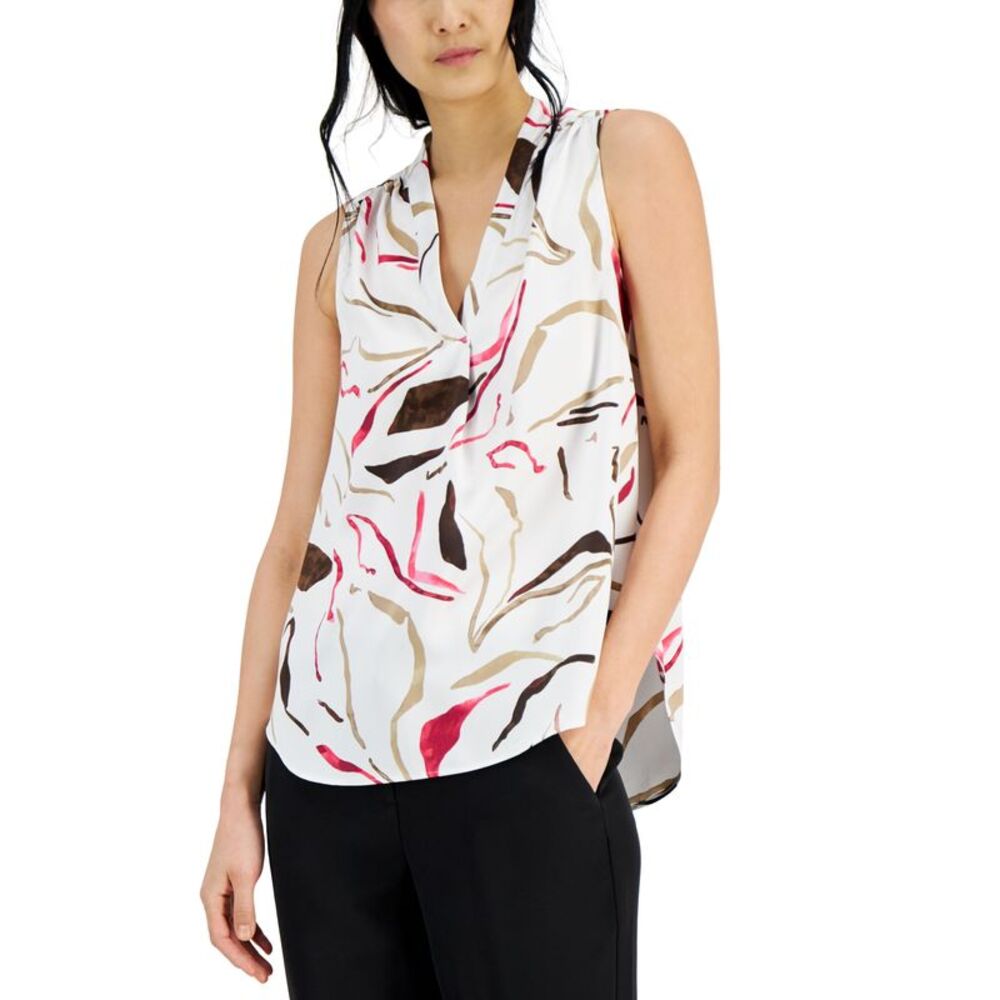 Alfani Women's Satin V-Neck Tank Top